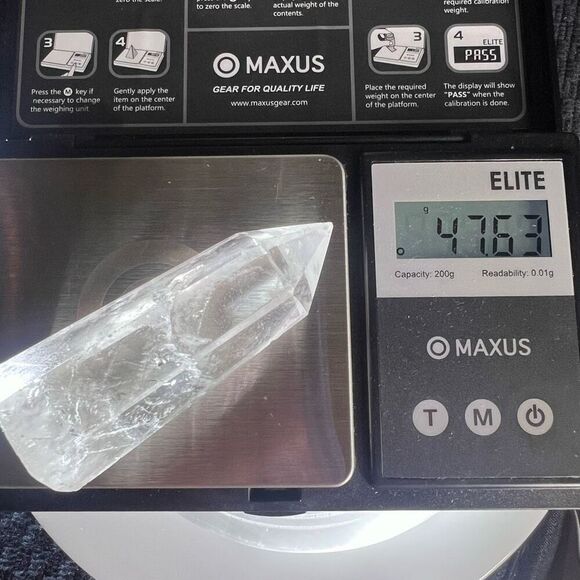 Clear Quartz Crystal‎ Obelisk Meditation Tower (#1) - Picture 14 of 15